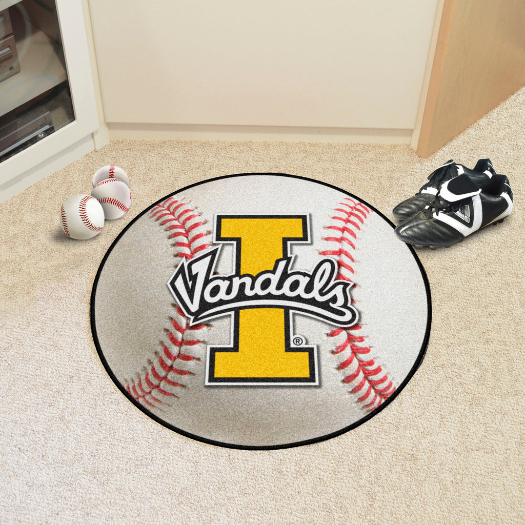 Fanmats - University of Idaho Baseball Mat 27'' diameter