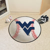 Fanmats - West Virginia University Baseball Mat 27'' diameter