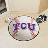 Fanmats - Texas Christian University Baseball Mat 27'' diameter