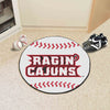 Fanmats - University of Louisiana-Lafayette Baseball Mat 27'' diameter