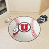 Fanmats - University of Utah Baseball Mat 27'' diameter
