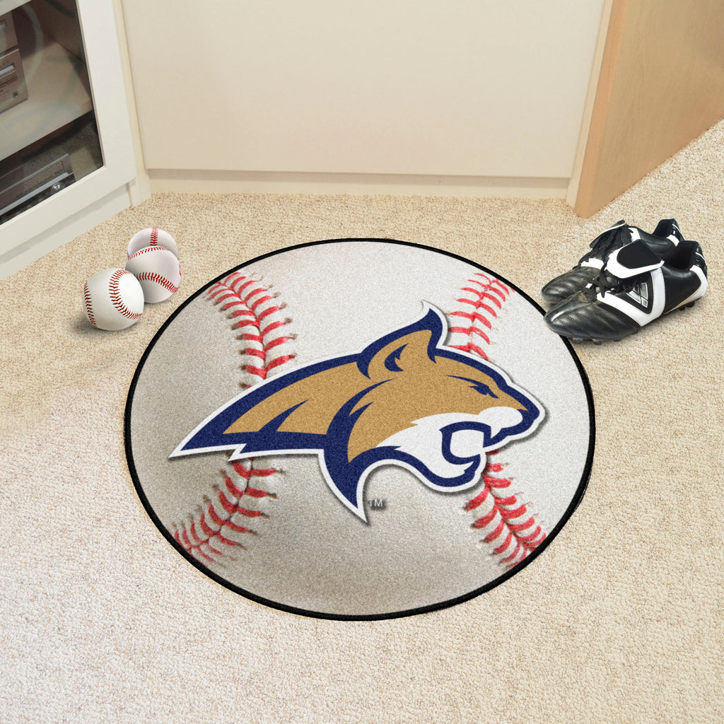 Fanmats - Montana State University Baseball Mat 27'' diameter