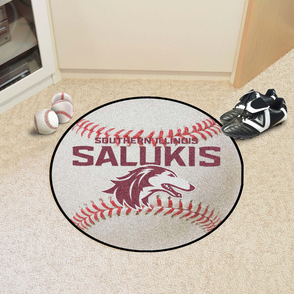 Fanmats - Southern Illinois University Baseball Mat 27'' diameter