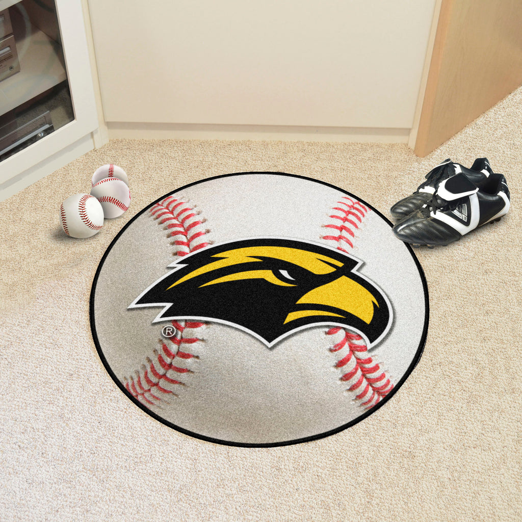 Fanmats - University of Southern Mississippi Baseball Mat 27'' diameter
