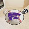 Fanmats - Kansas State University Baseball Mat 27'' diameter