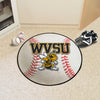 Fanmats - West Virginia State University Baseball Mat 27'' diameter
