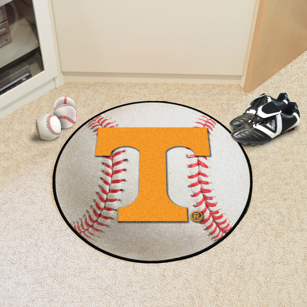 Fanmats - University of Tennessee Baseball Mat 27'' diameter