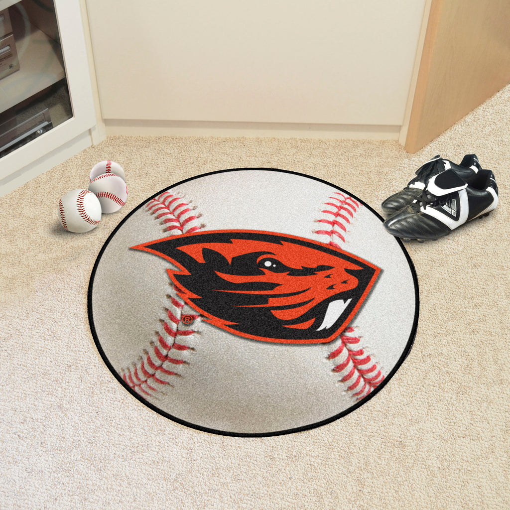 Fanmats - Oregon State University Baseball Mat 27'' diameter