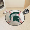 Fanmats - Michigan State University Baseball Mat 27'' diameter