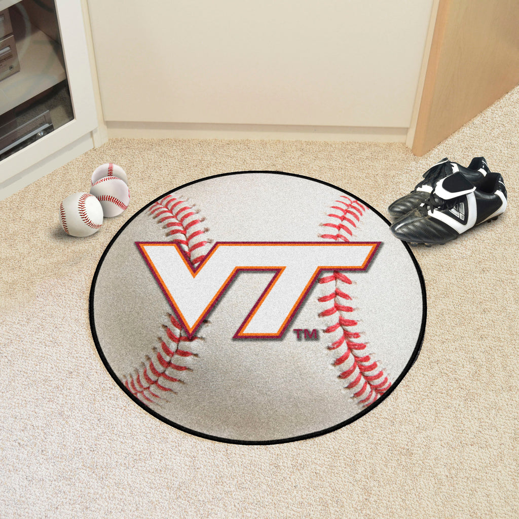 Fanmats - Virginia Tech Baseball Mat 27'' diameter