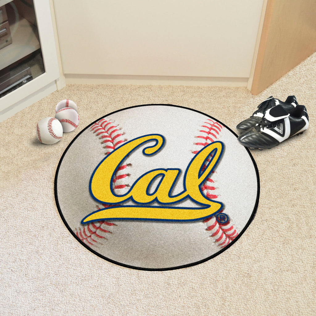 Fanmats - University of California - Berkeley Baseball Mat 27'' diameter