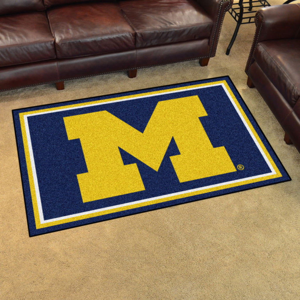 Fanmats - University of Michigan 4x6 Rug 44''x71''