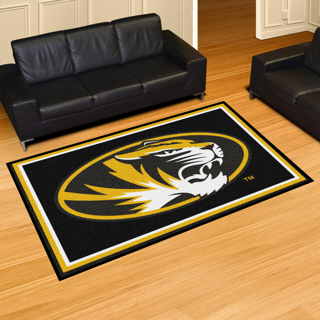 Fanmats - University of Missouri 5x8 Rug 59.5''x88''