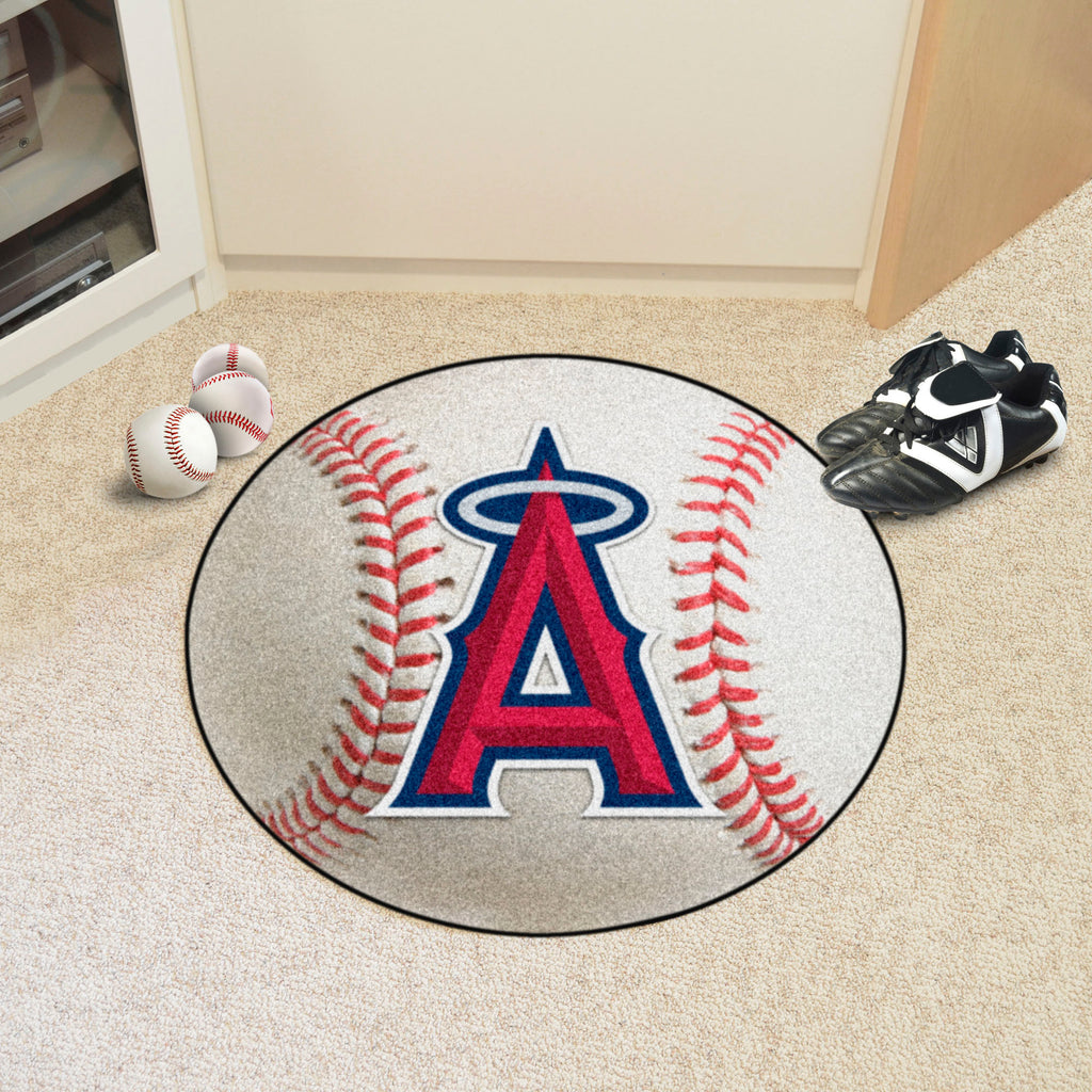 Fanmats - MLB - Los Angeles Angels Baseball Mat 27'' diameter