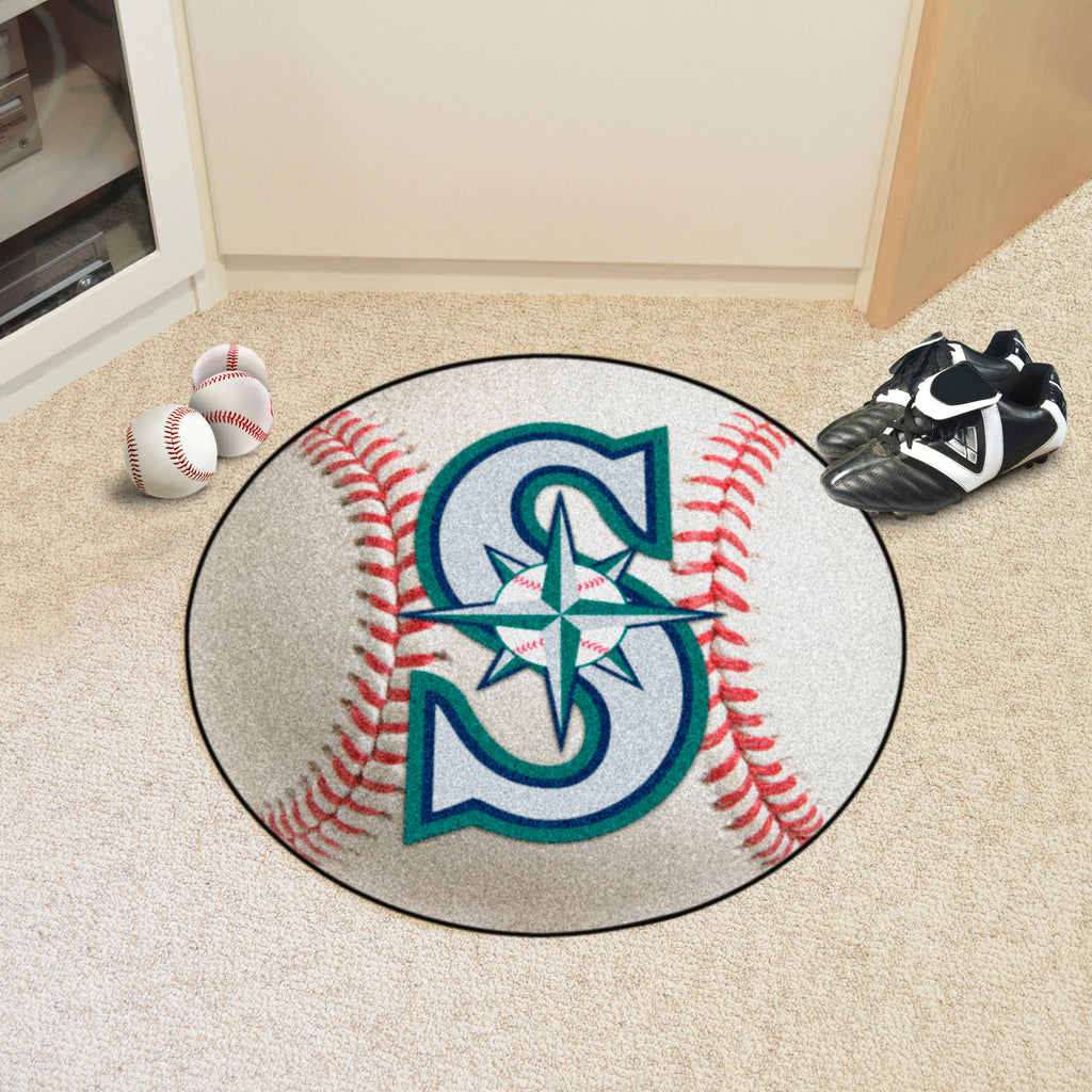 Fanmats - MLB - Seattle Mariners Baseball Mat 27'' diameter