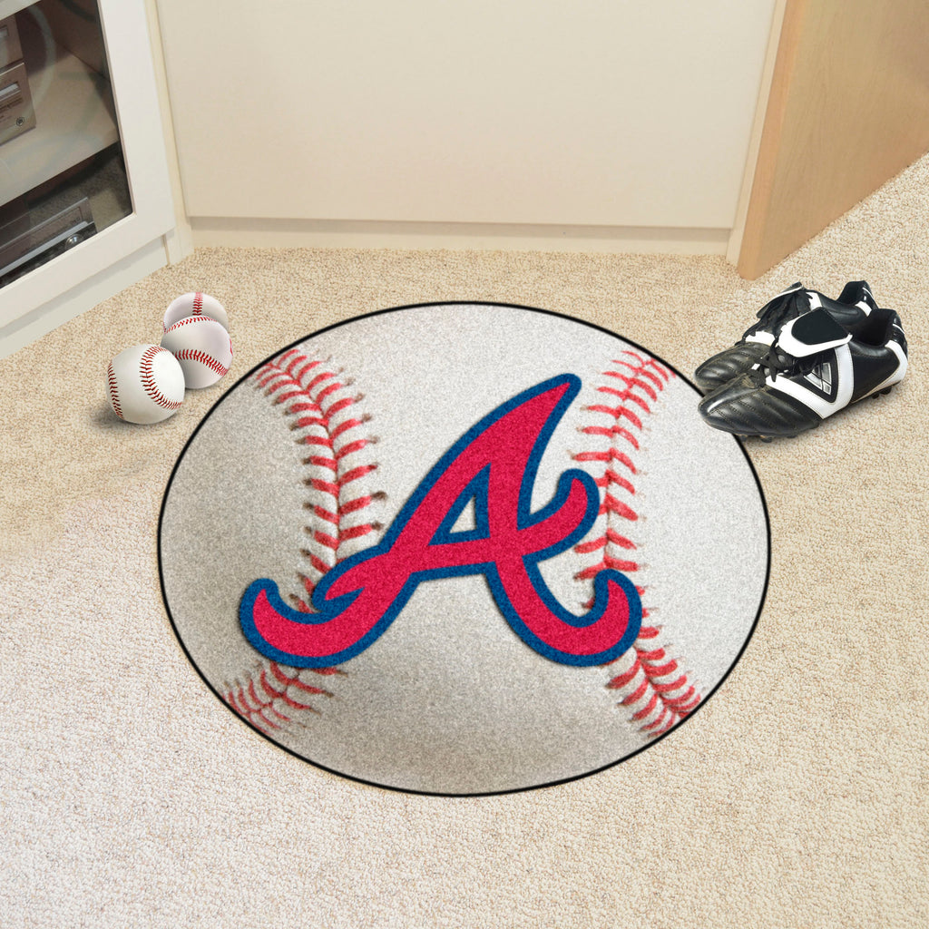 Fanmats - MLB - Atlanta Braves Baseball Mat 27'' diameter