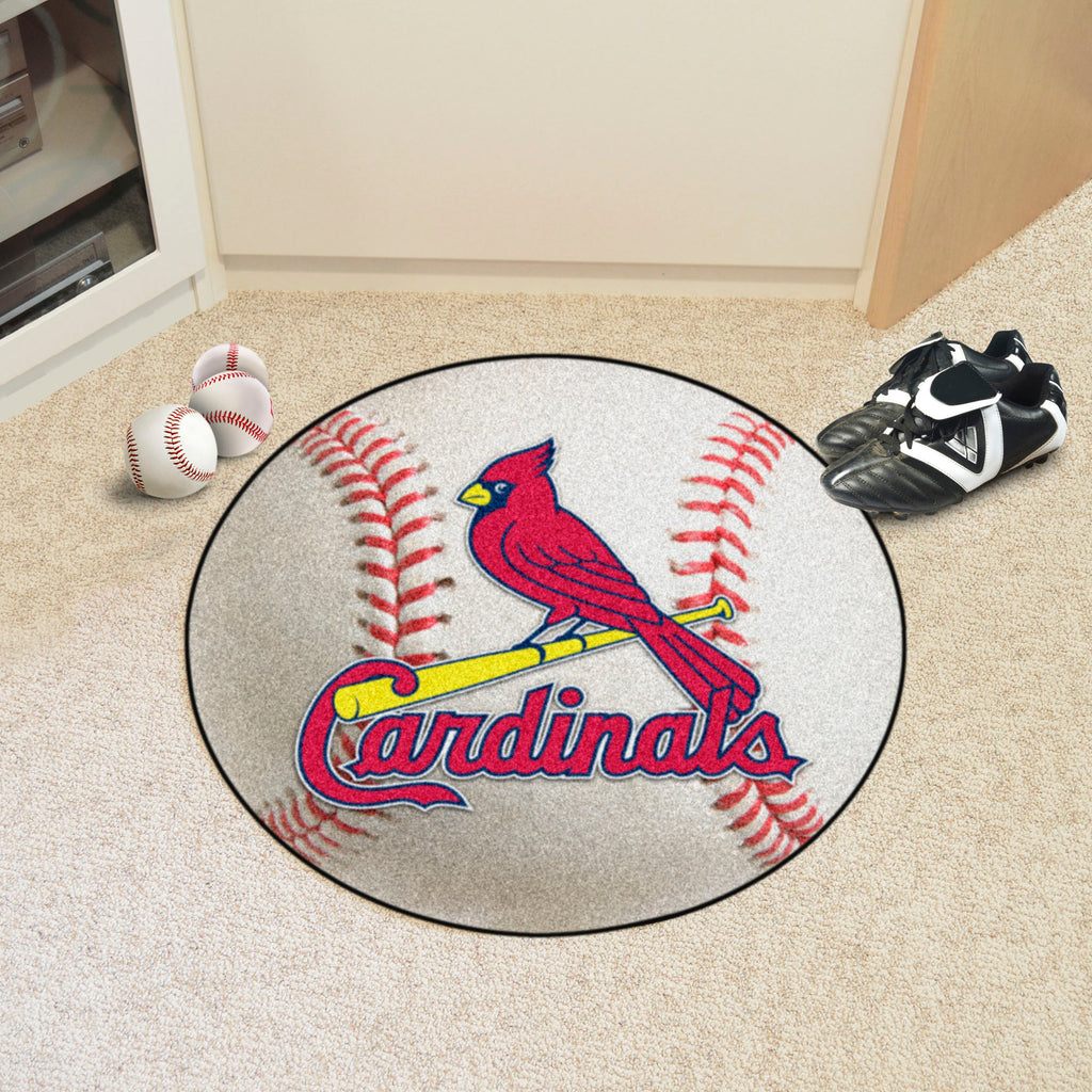 Fanmats - MLB - St. Louis Cardinals Baseball Mat 27'' diameter