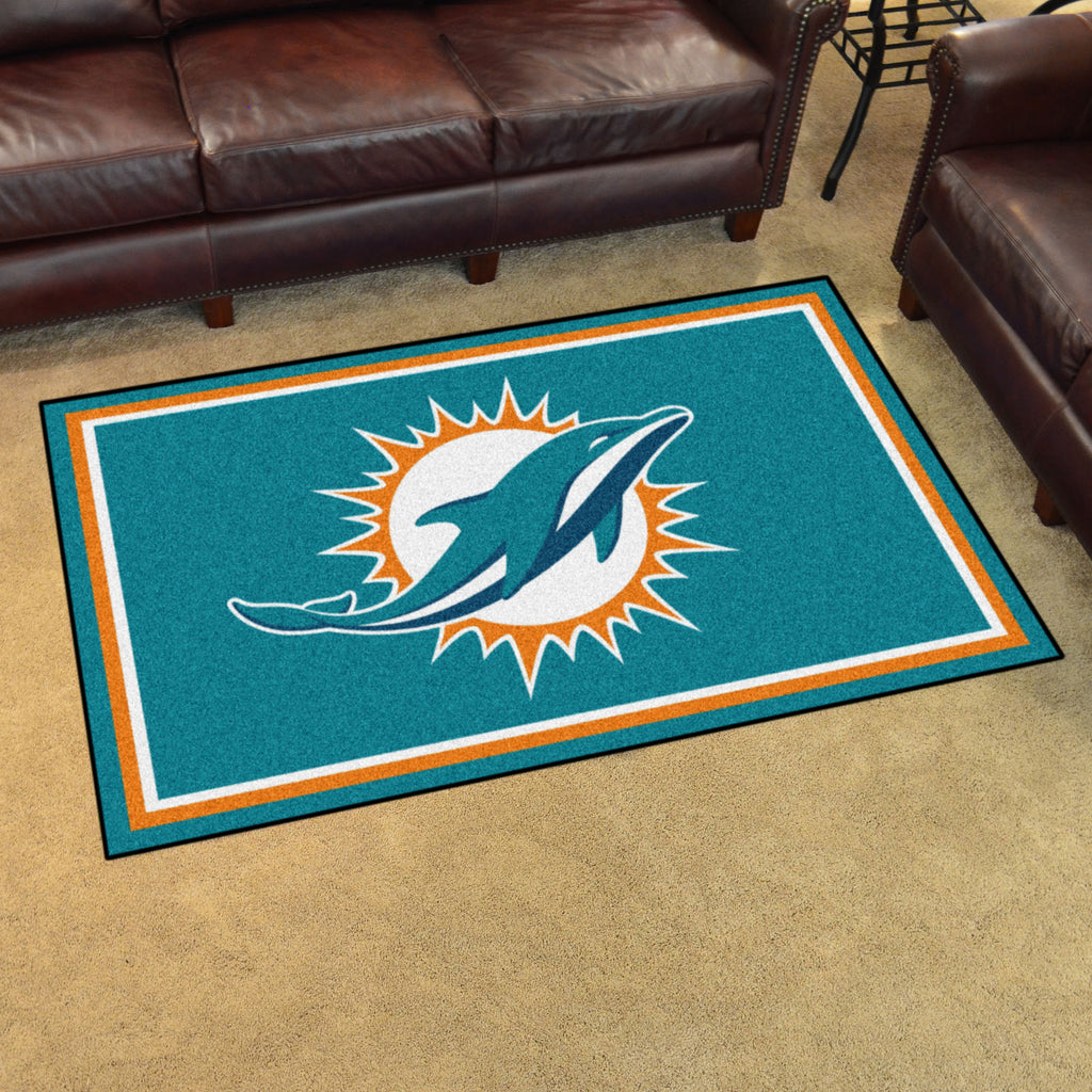 Fanmats - NFL - Miami Dolphins 4x6 Rug 44''x71''