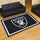 Fanmats - NFL - Oakland Raiders 5x8 Rug 59.5''x88''