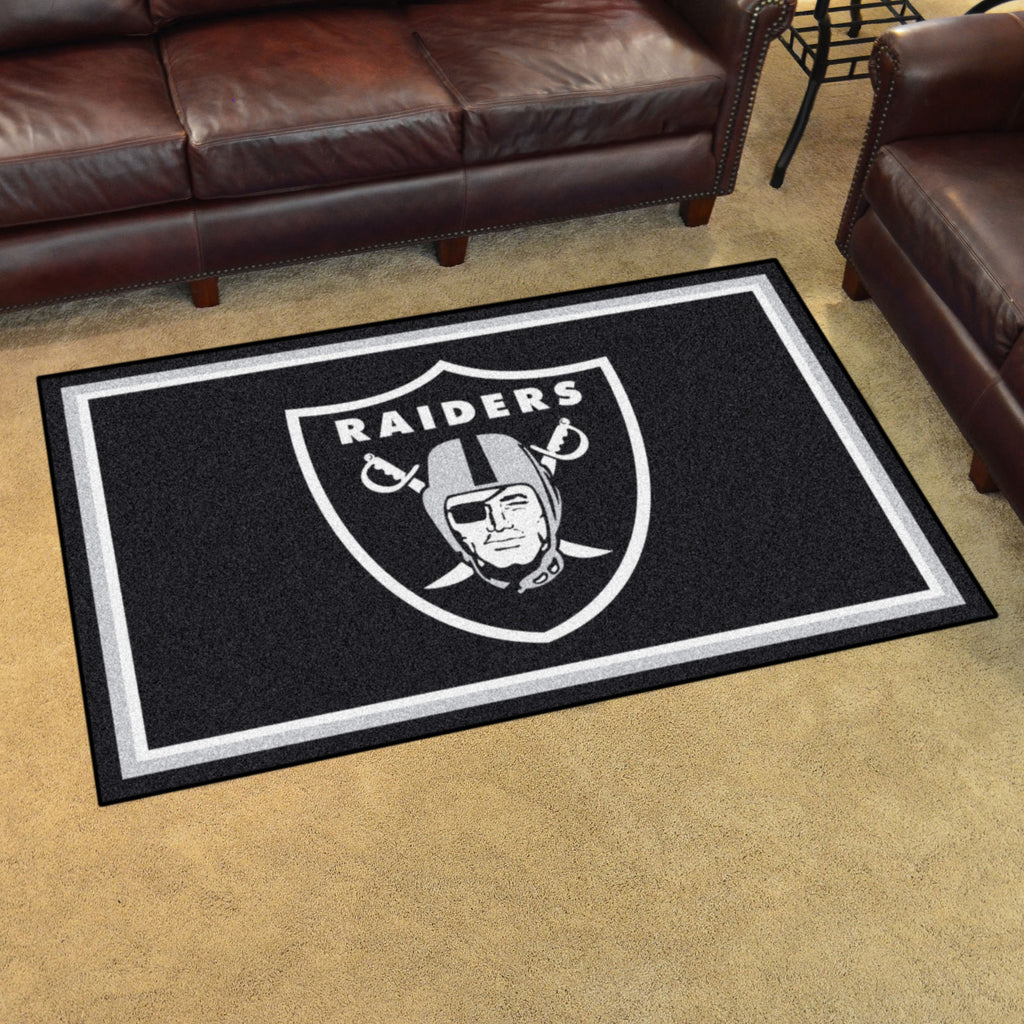 Fanmats - NFL - Oakland Raiders 4x6 Rug 44''x71''