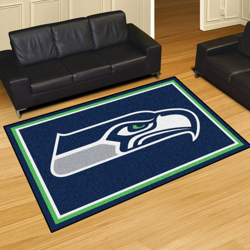 Fanmats - NFL - Seattle Seahawks 5x8 Rug 59.5''x88''