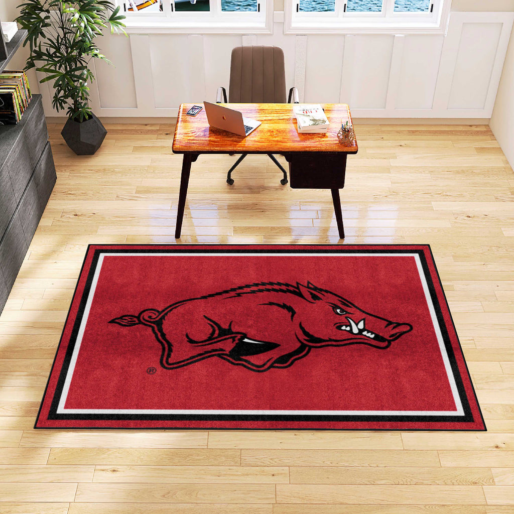 Fanmats - University of Arkansas 5x8 Rug 59.5''x88''