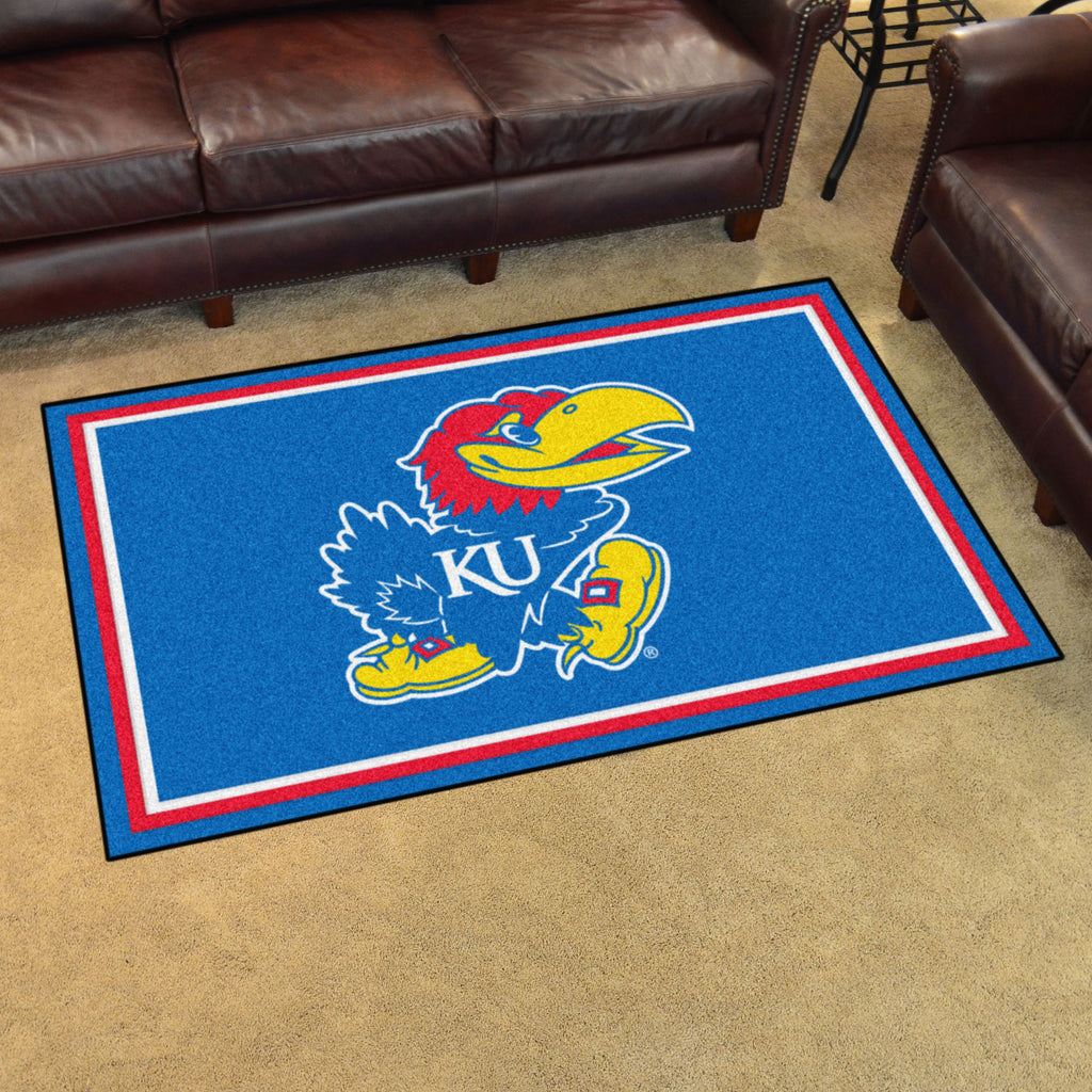 Fanmats - University of Kansas 4x6 Rug 44''x71''
