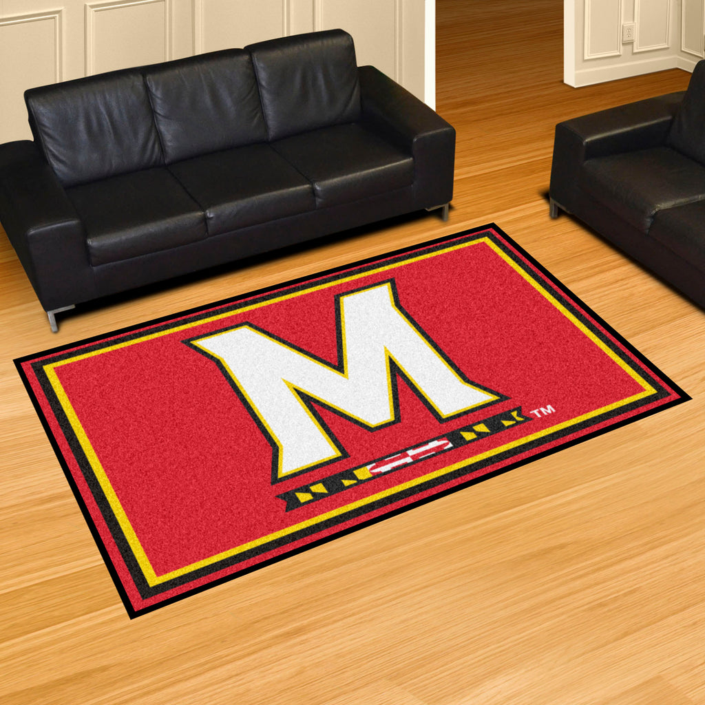Fanmats - University of Maryland 5x8 Rug 59.5''x88''
