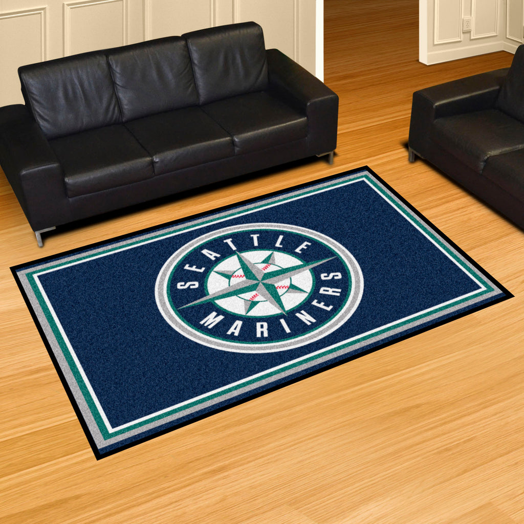 Fanmats - MLB - Seattle Mariners 5x8 Rug 59.5''x88''