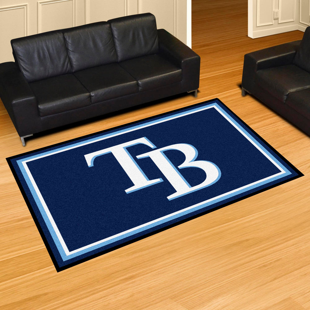 Fanmats - MLB - Tampa Bay Rays 5x8 Rug 59.5''x88''