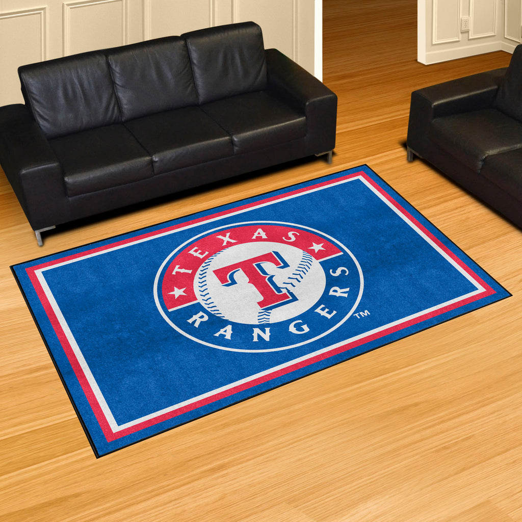 Fanmats - MLB - Texas Rangers 5x8 Rug 59.5''x88''
