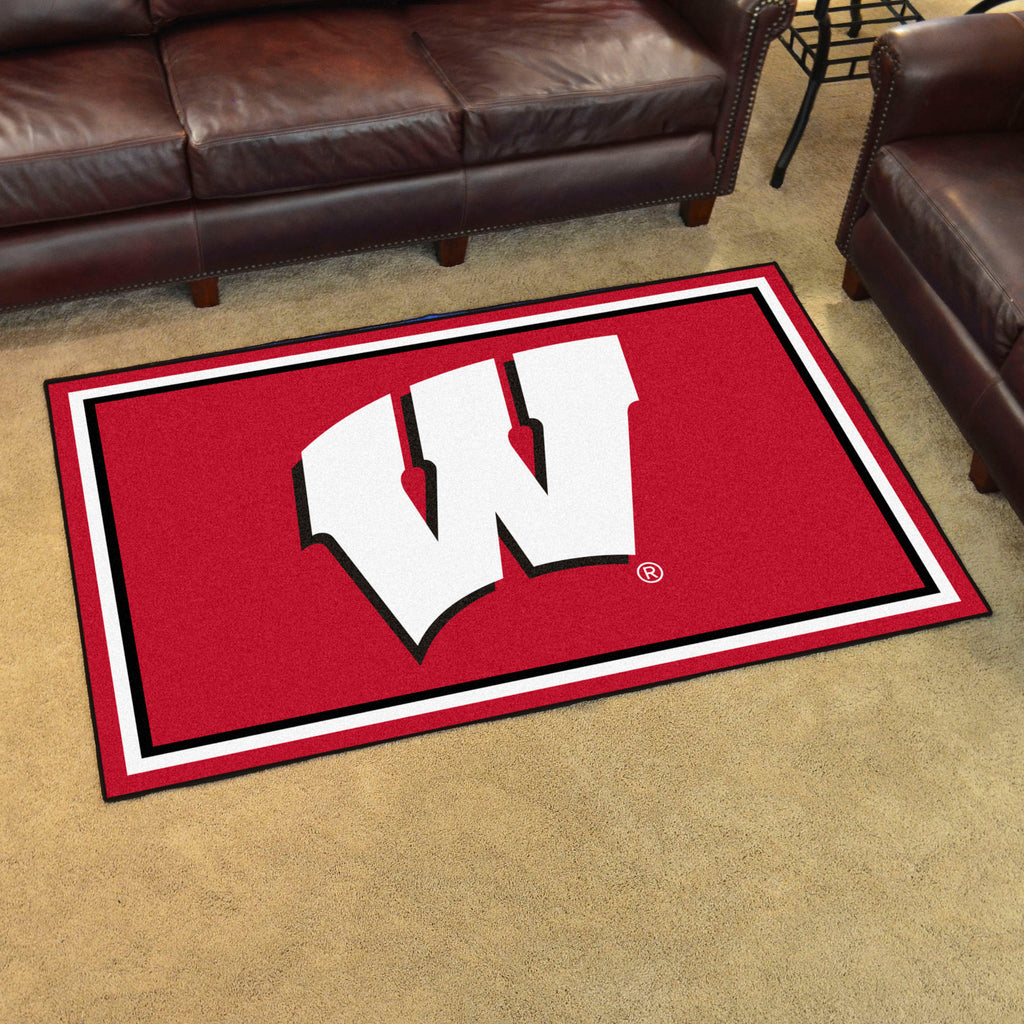Fanmats - University of Wisconsin 4x6 Rug 44''x71''