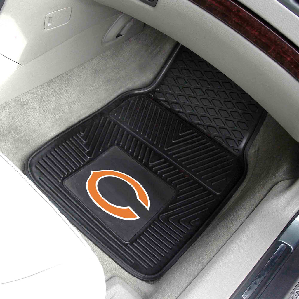 Fanmats - NFL - Chicago Bears 2-pc Vinyl Car Mat Set 17''x27''