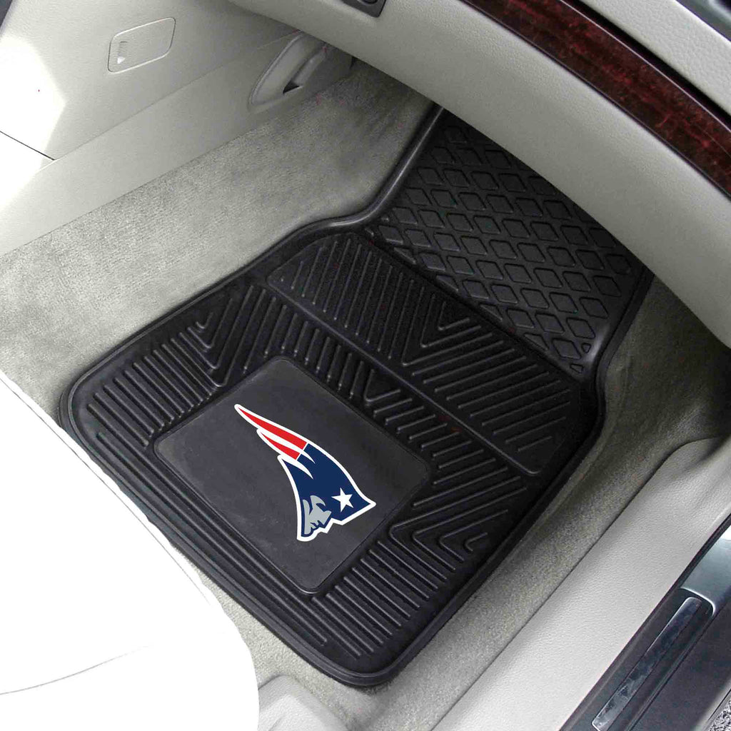 Fanmats - NFL - New England Patriots 2-pc Vinyl Car Mat Set 17''x27''