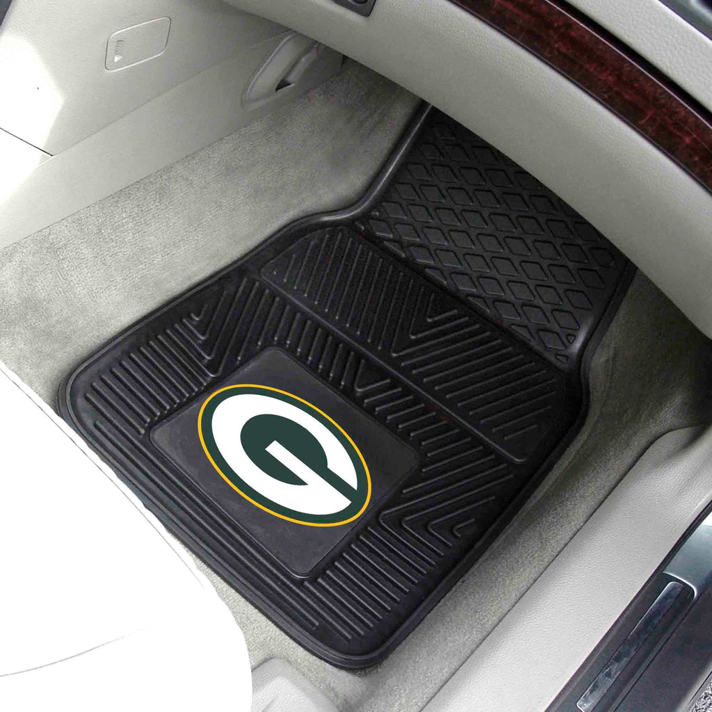 Fanmats - NFL - Green Bay Packers 2-pc Vinyl Car Mat Set 17''x27''
