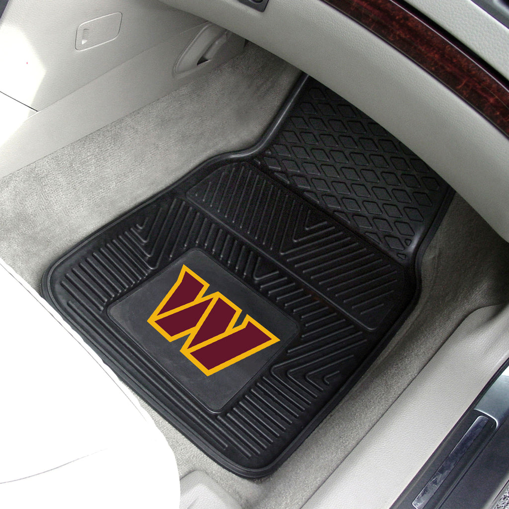 Fanmats - NFL - Washington Commanders 2-pc Vinyl Car Mat Set 17''x27''