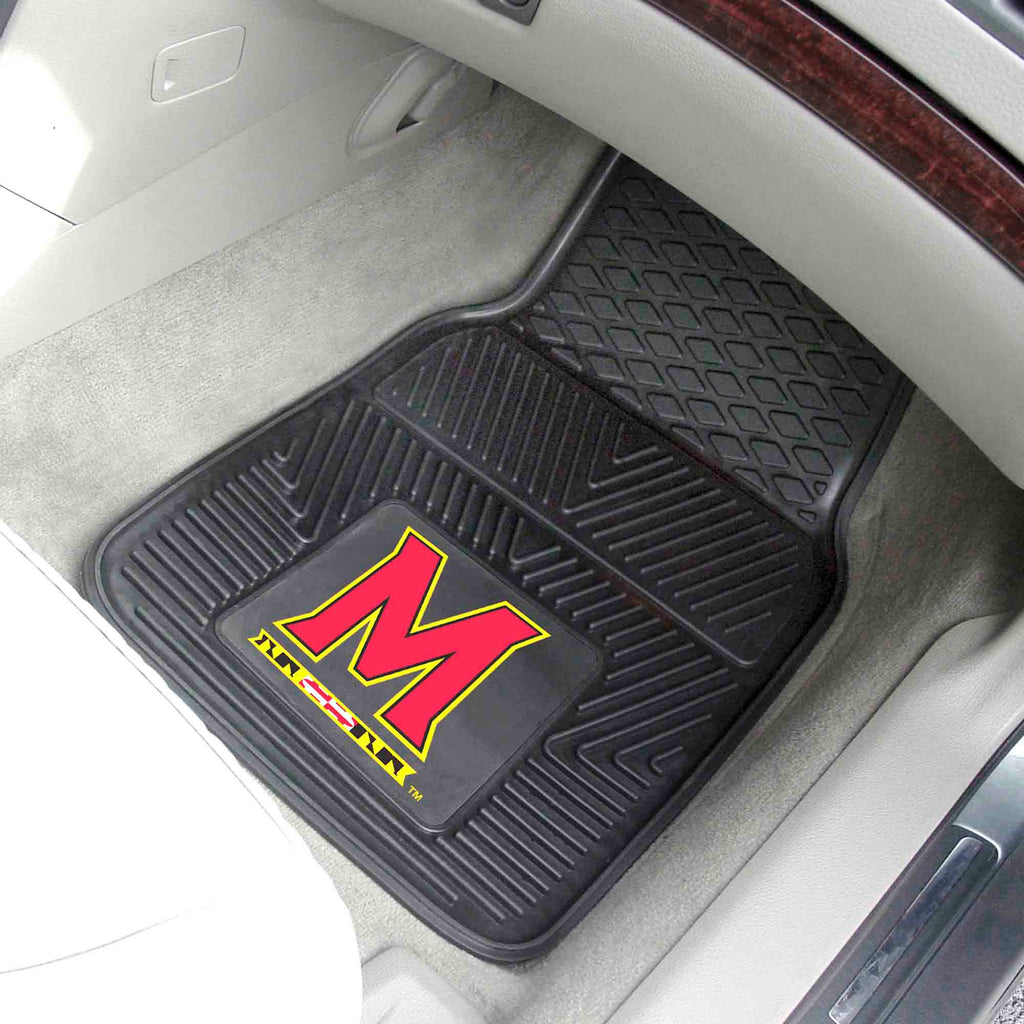 Fanmats - University of Maryland 2-pc Vinyl Car Mat Set 17''x27''