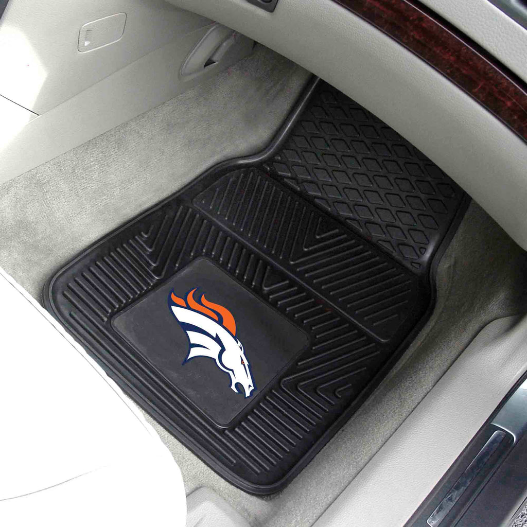 Fanmats - NFL - Denver Broncos 2-pc Vinyl Car Mat Set 17''x27''