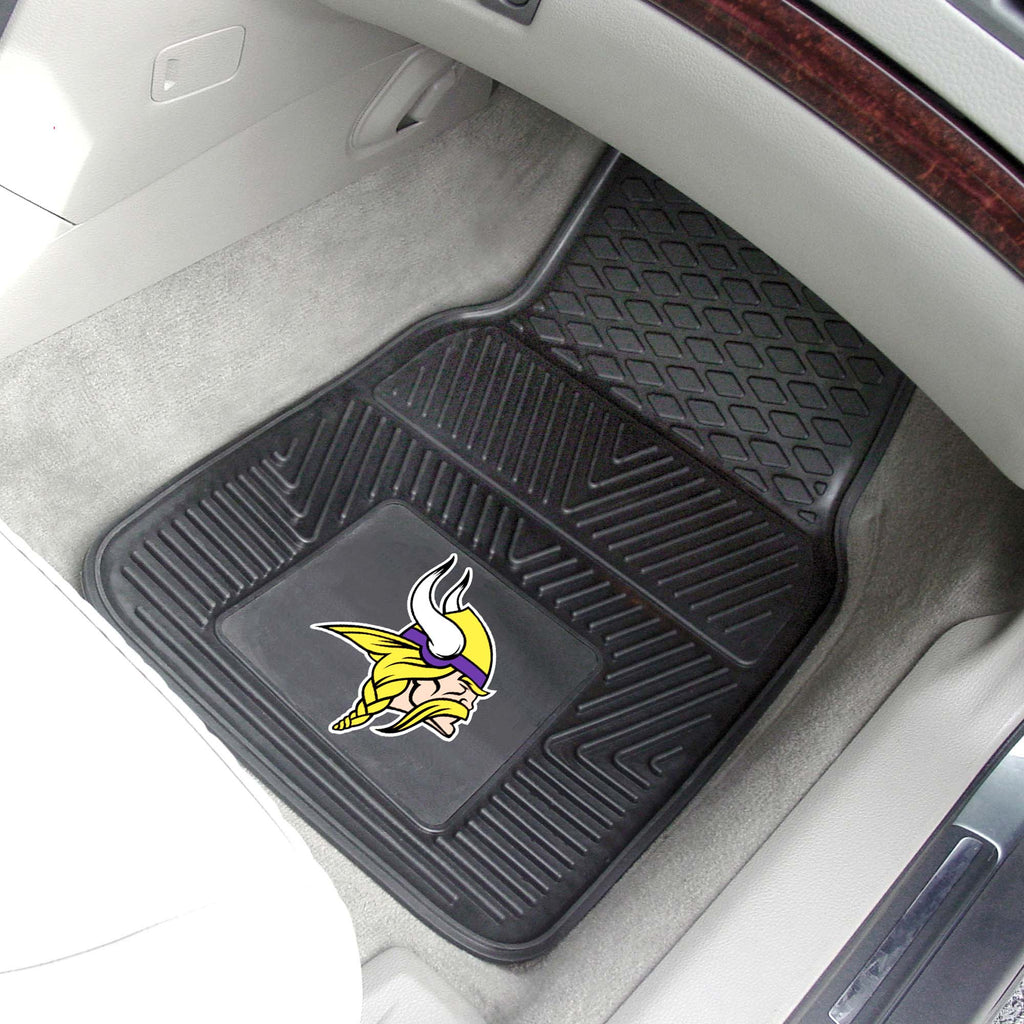 Fanmats - NFL - Minnesota Vikings 2-pc Vinyl Car Mat Set 17''x27''