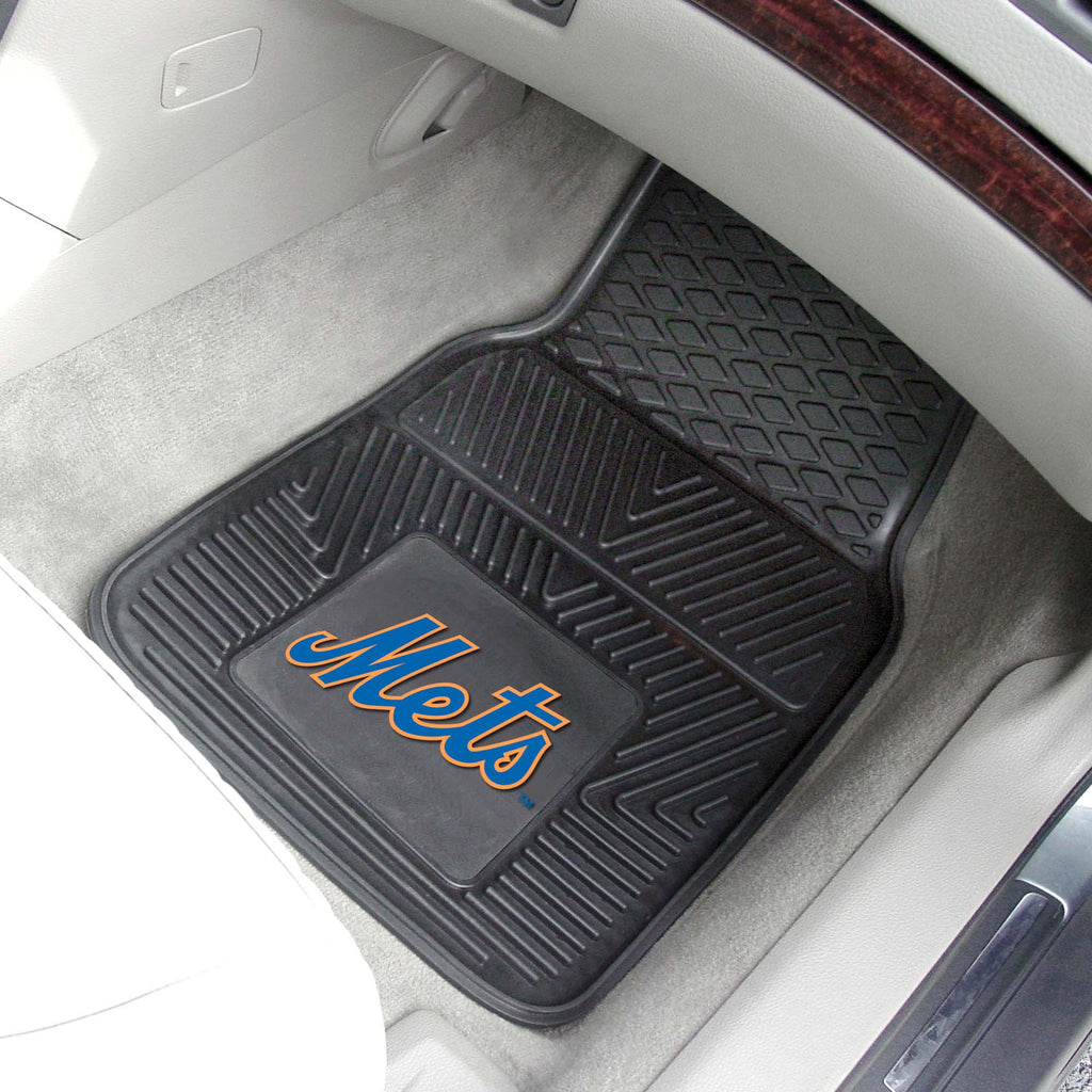 Fanmats - MLB - New York Mets 2-pc Vinyl Car Mat Set 17''x27''
