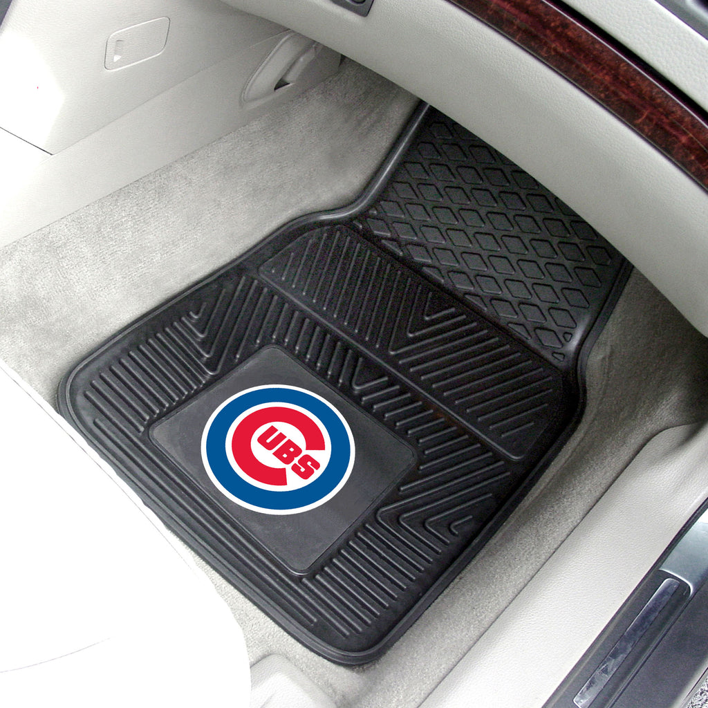 Fanmats - MLB - Chicago Cubs 2-pc Vinyl Car Mat Set 17''x27''