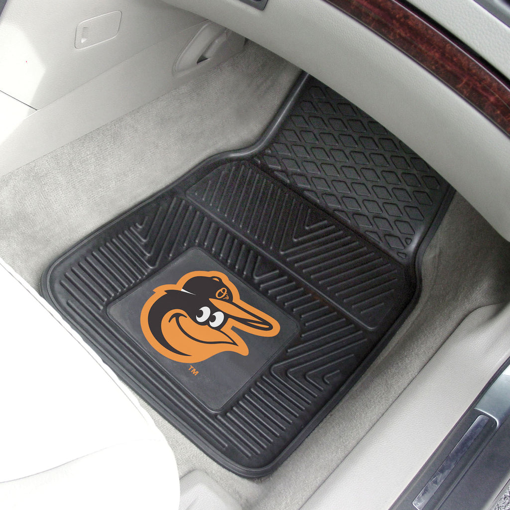 Fanmats - MLB - Baltimore Orioles 2-pc Vinyl Car Mat Set 17''x27''