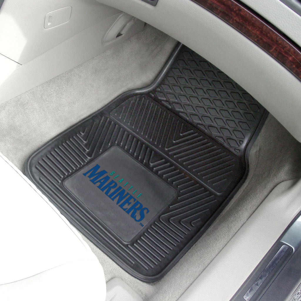 Fanmats - MLB - Seattle Mariners 2-pc Vinyl Car Mat Set 17''x27''