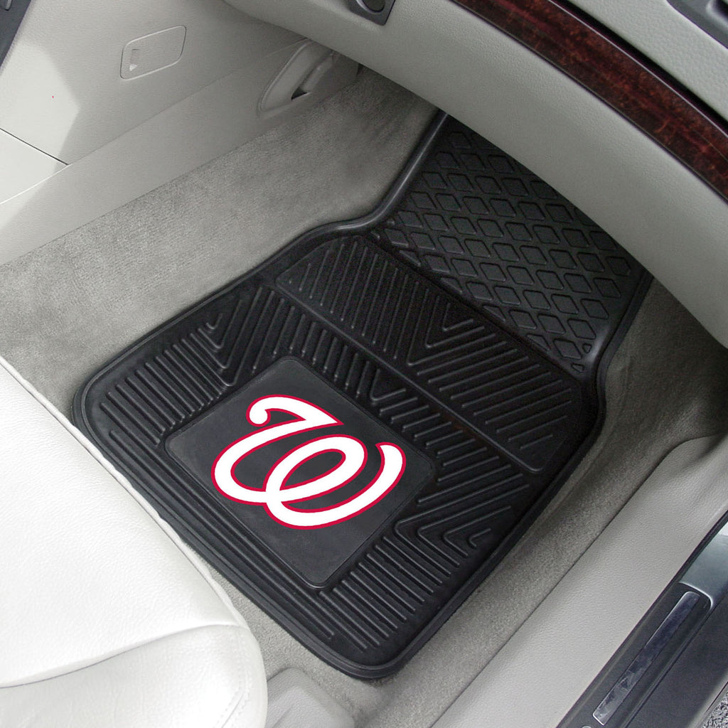 Fanmats - MLB - Washington Nationals 2-pc Vinyl Car Mat Set 17''x27''