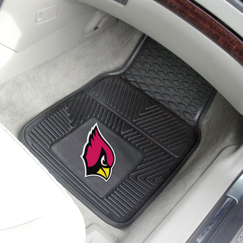 Fanmats - NFL - Arizona Cardinals 2-pc Vinyl Car Mat Set 17''x27''