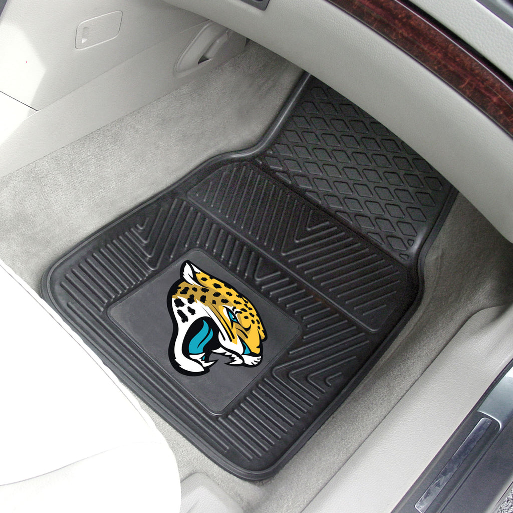 Fanmats - NFL - Jacksonville Jaguars 2-pc Vinyl Car Mat Set 17''x27''