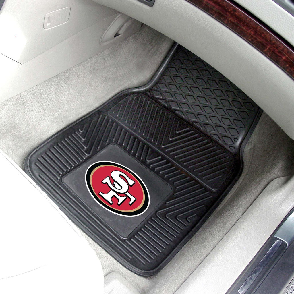 Fanmats - NFL - San Francisco 49ers 2-pc Vinyl Car Mat Set 17''x27''