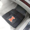 Fanmats - University of Illinois 2-pc Vinyl Car Mat Set 17''x27''
