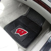 Fanmats - University of Wisconsin 2-pc Vinyl Car Mat Set 17''x27''