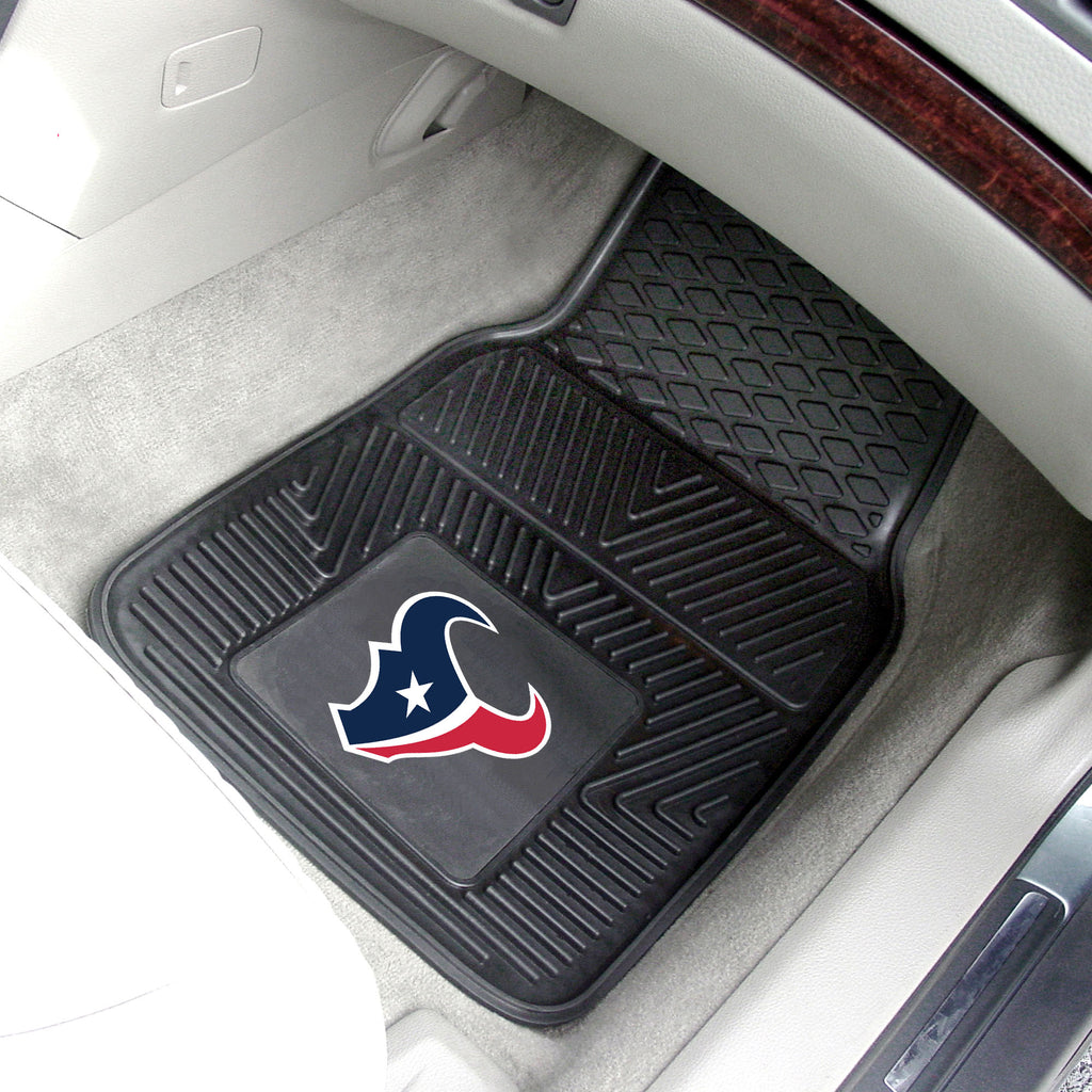 Fanmats - NFL - Houston Texans 2-pc Vinyl Car Mat Set 17''x27''